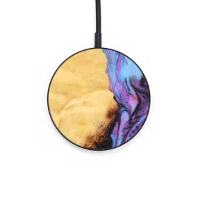 Circle Wood Resin Wireless Charger - Edgar (Purple, 671676)