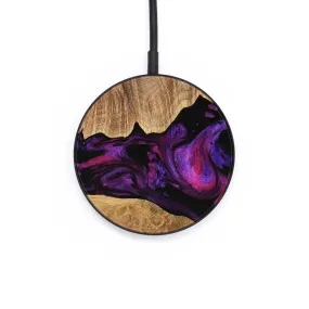 Circle Wood Wireless Charger - Ianthe (Purple, 737759)