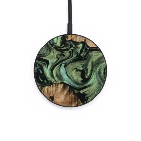 Circle Wood Wireless Charger - Maci (Green, 733126)