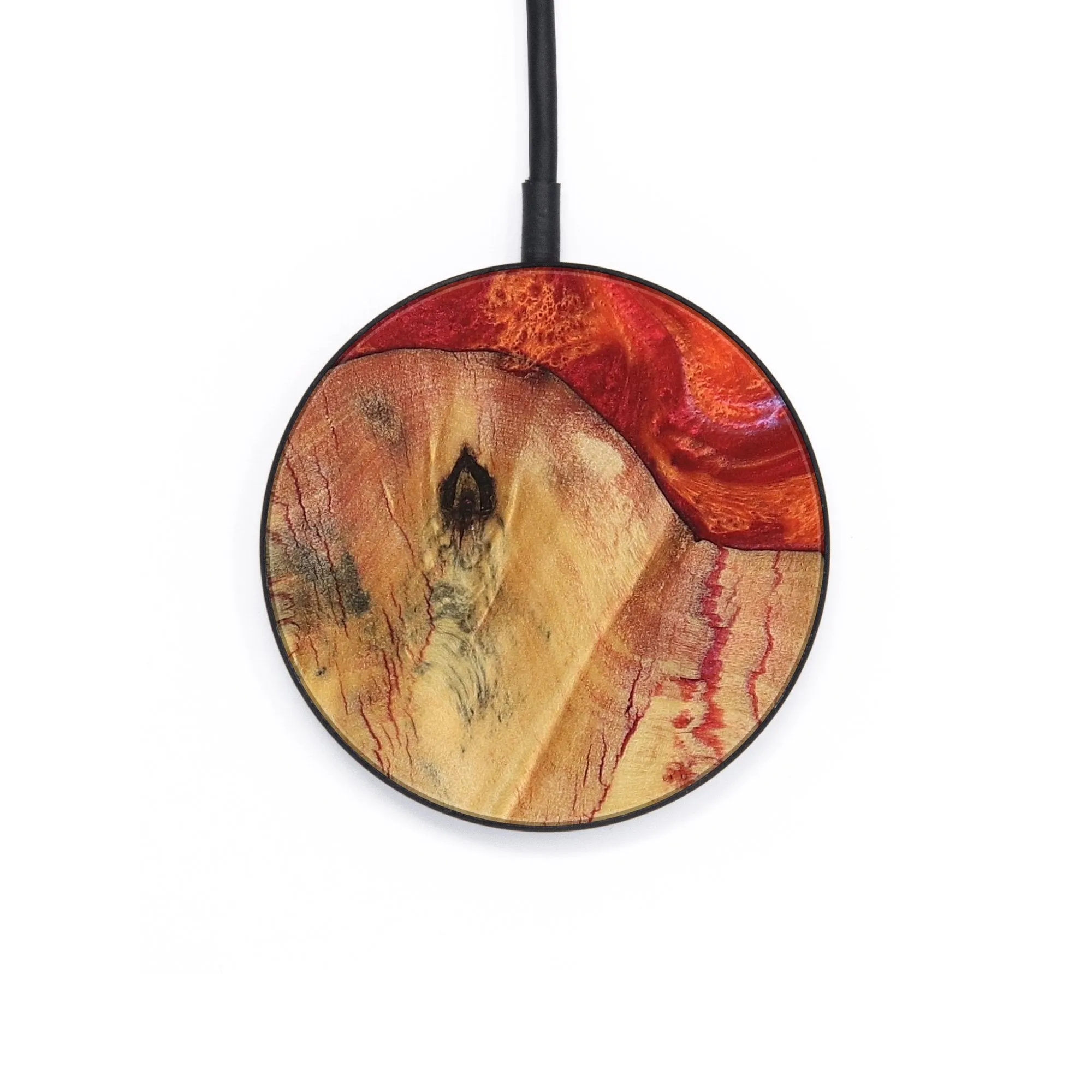 Circle Wood Wireless Charger - Nertie (Fire & Ice, 734338)