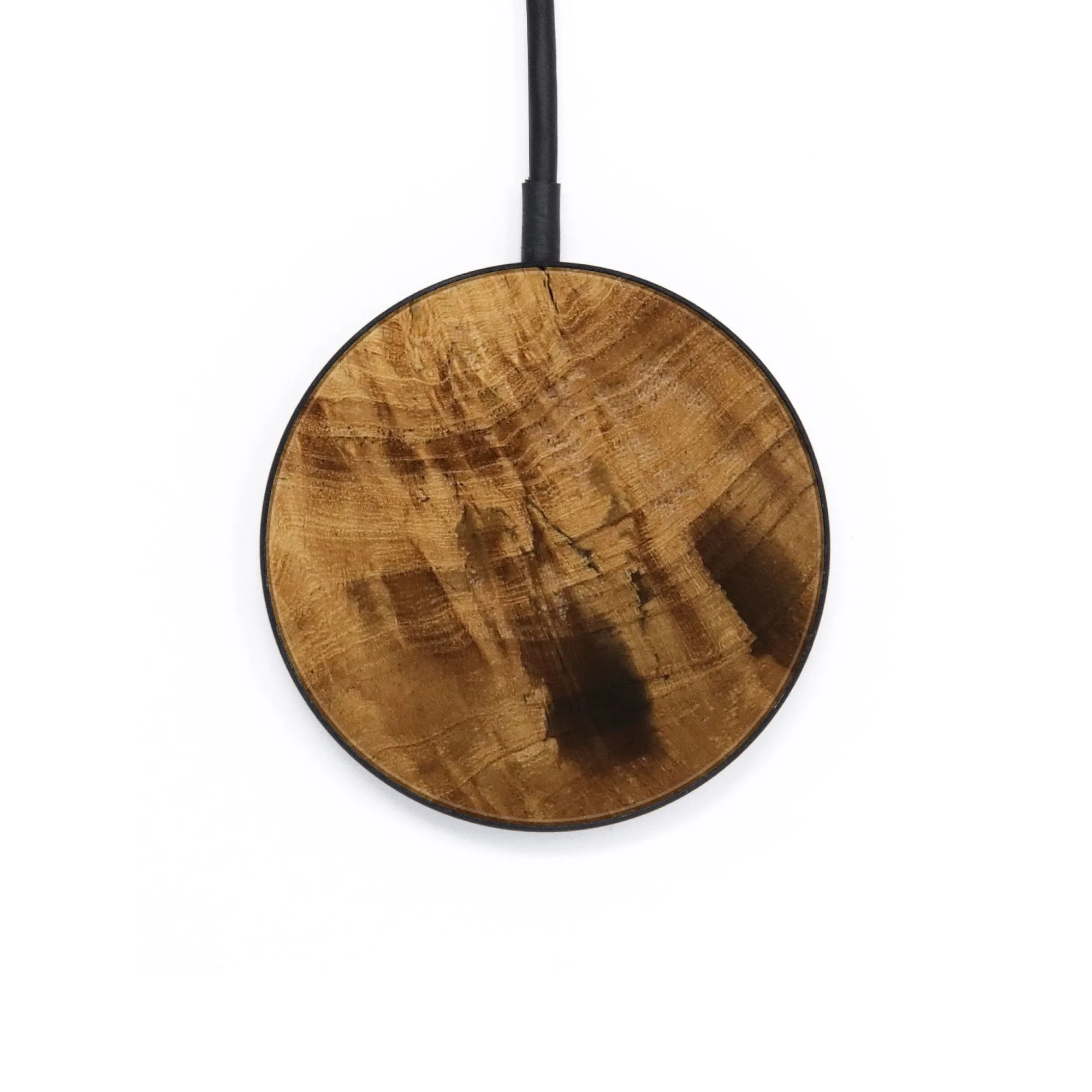 Circle Wood Wireless Charger - Tilla (Pure Black, 730720)