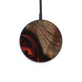 Circle Wood Wireless Charger - Tyler (Red, 729657)