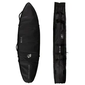 Creatures Quad Cover Coffin Boardbag - Black Silver