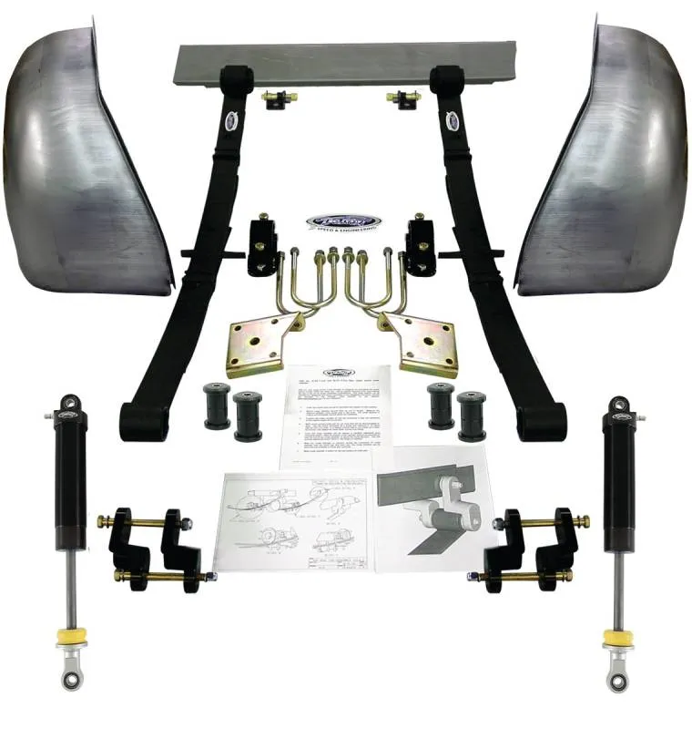 Detroit Speed Mini-Tub Suspension Lowering Kit - 2 in Lowering - GM X-Body 1968-74