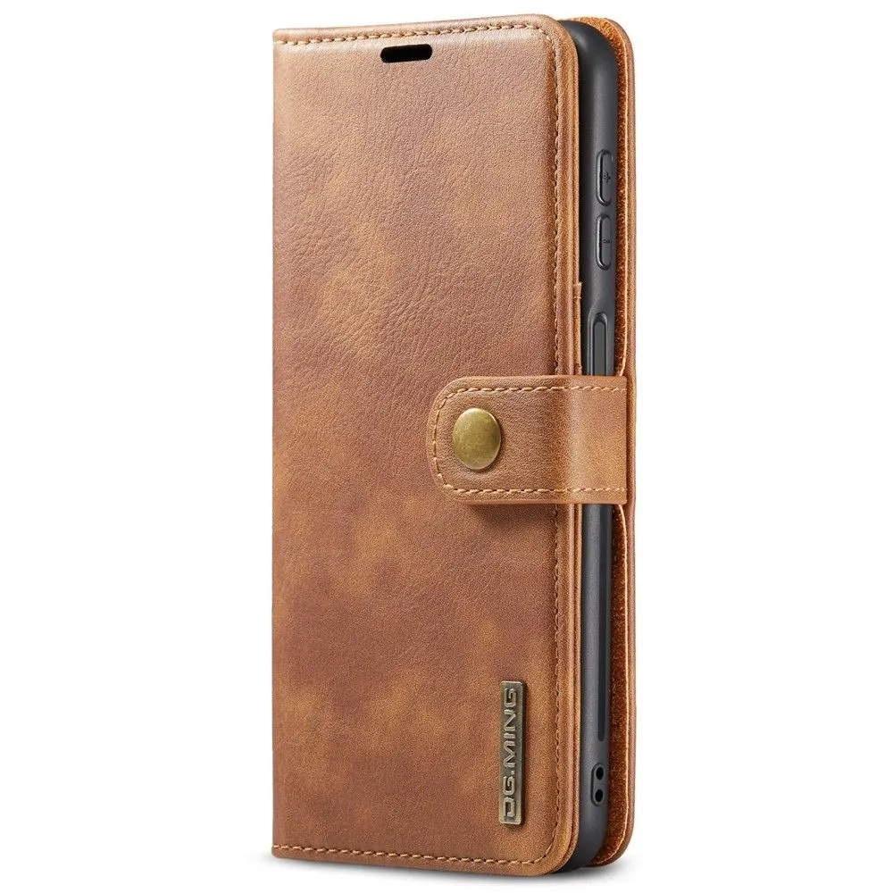 DG.MING Samsung Galaxy A13 4G 2-in-1 Wallet Case - Brown