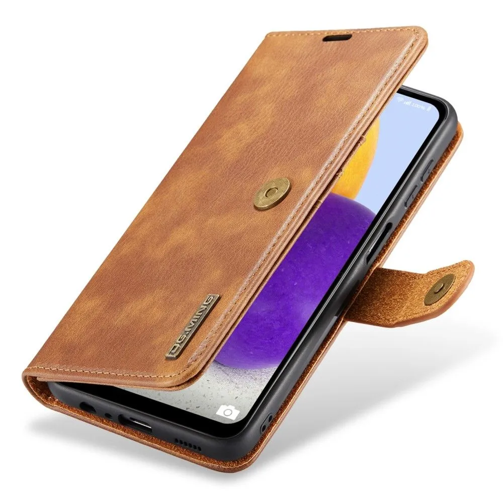 DG.MING Samsung Galaxy A13 4G 2-in-1 Wallet Case - Brown