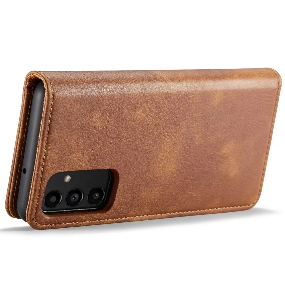 DG.MING Samsung Galaxy A13 4G 2-in-1 Wallet Case - Brown