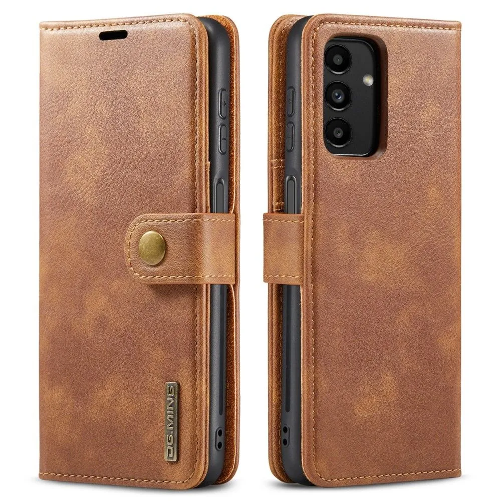 DG.MING Samsung Galaxy A13 4G 2-in-1 Wallet Case - Brown