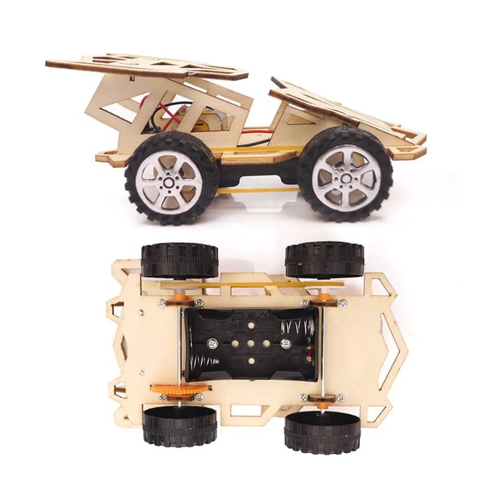 DIY 4WD STEM Car Kit – Learn and Build Science Toy