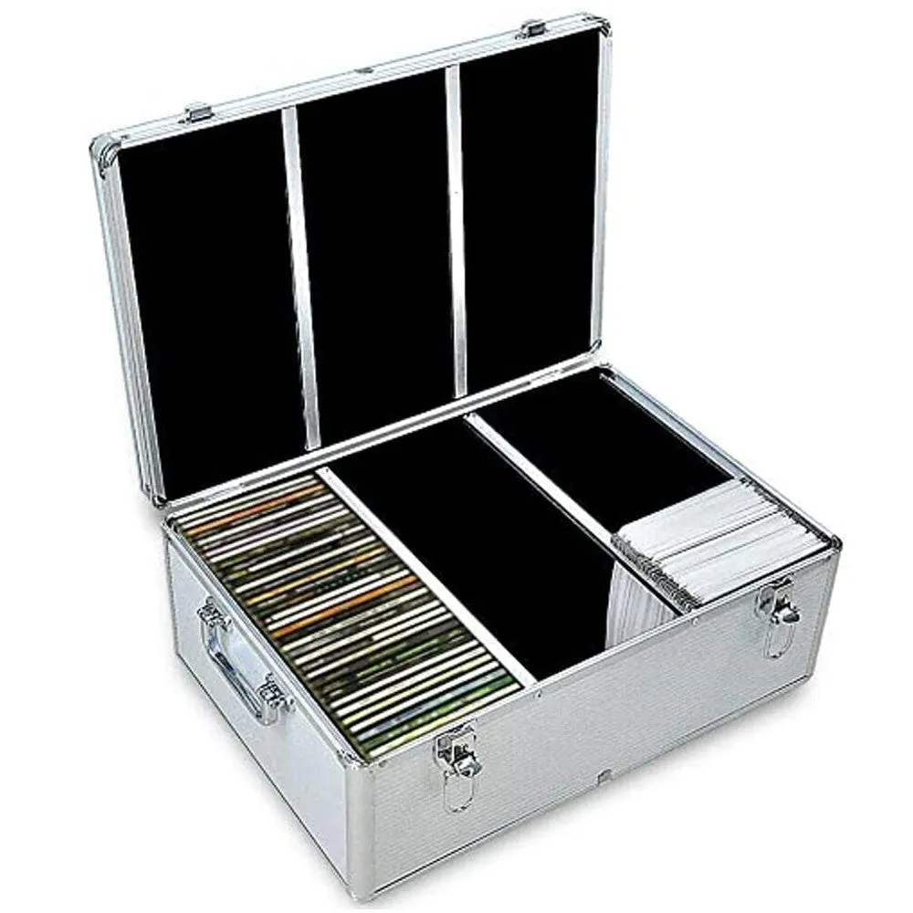 Durable 510-CD Aluminium Case with Locks, PU Padding - Ekkio