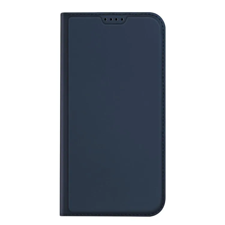 DUX DUCIS Skin Pro Faux Leather Wallet Flip Case for Apple iPhone 15 Pro - Blue