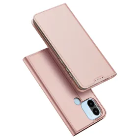 DUX DUCIS Skin Pro Faux Leather Wallet Flip Case for Xiaomi Redmi A1  (Plus) - Rose Gold