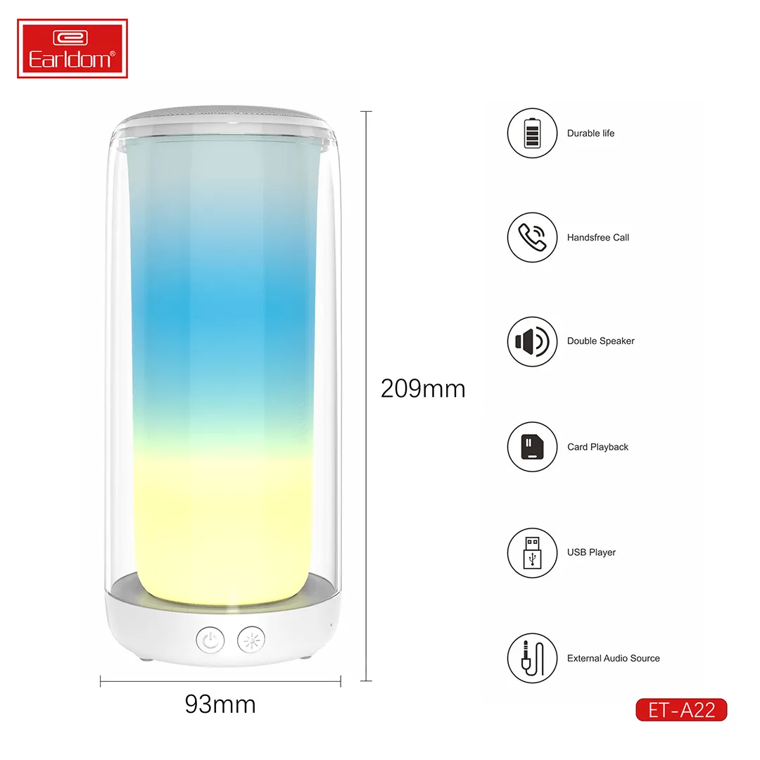 Earldom RGB Lamp Effect Bluetooth Speaker