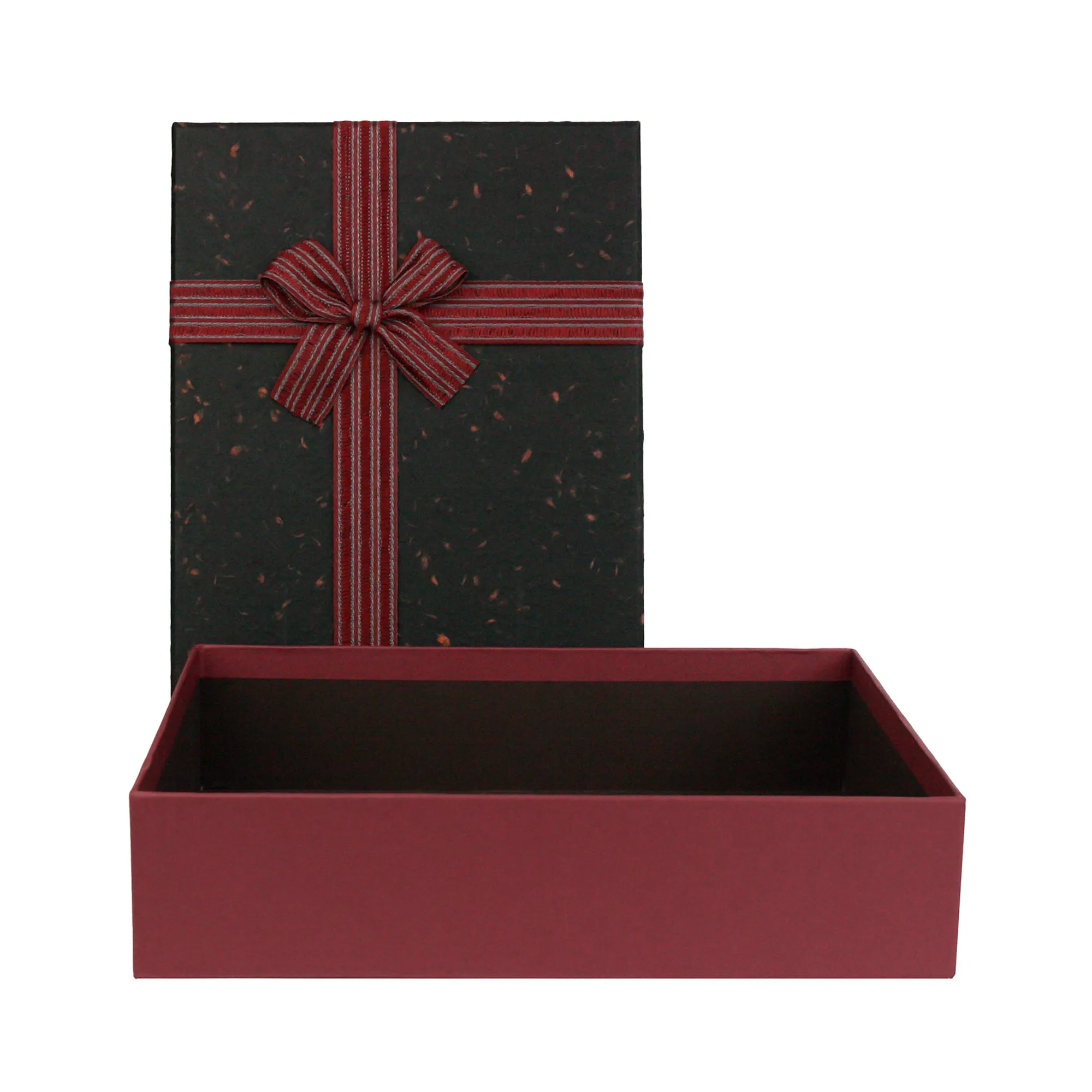 Elegant Burgundy/Black Gift Box - Single (Sizes Available)