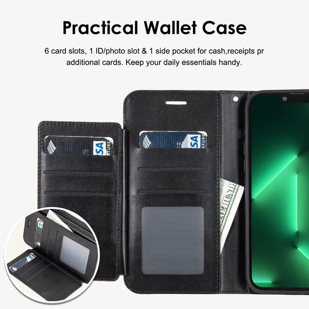 Entronix Apple iPhone 8 Plus/7 Plus Case - Folio Wallet & Card Holder,