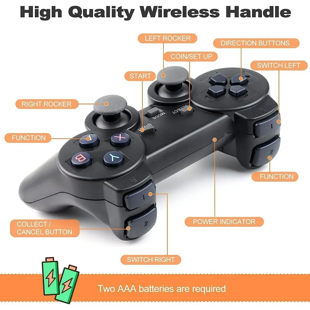 Ergonomic 2.4G Wireless Game Pad