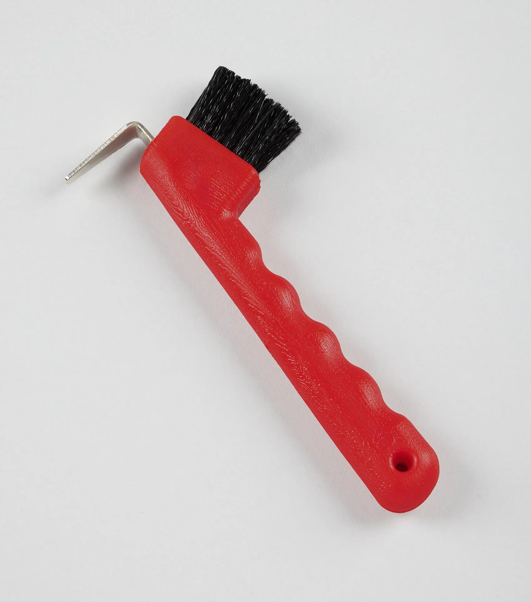 Ergonomic Hoof Pick Red