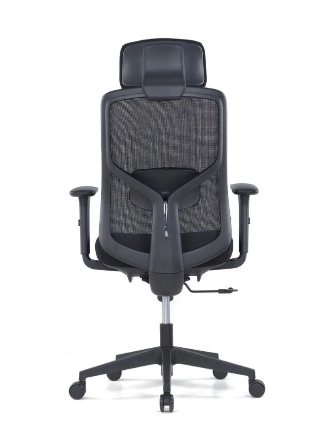 Ergonomic Office Chair with Adjustable Lumbar Support and 3-Position Tilt Mechanism