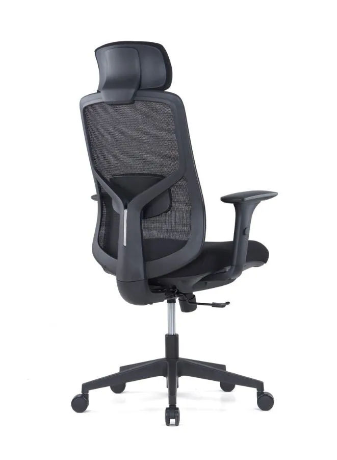 Ergonomic Office Chair with Adjustable Lumbar Support and 3-Position Tilt Mechanism