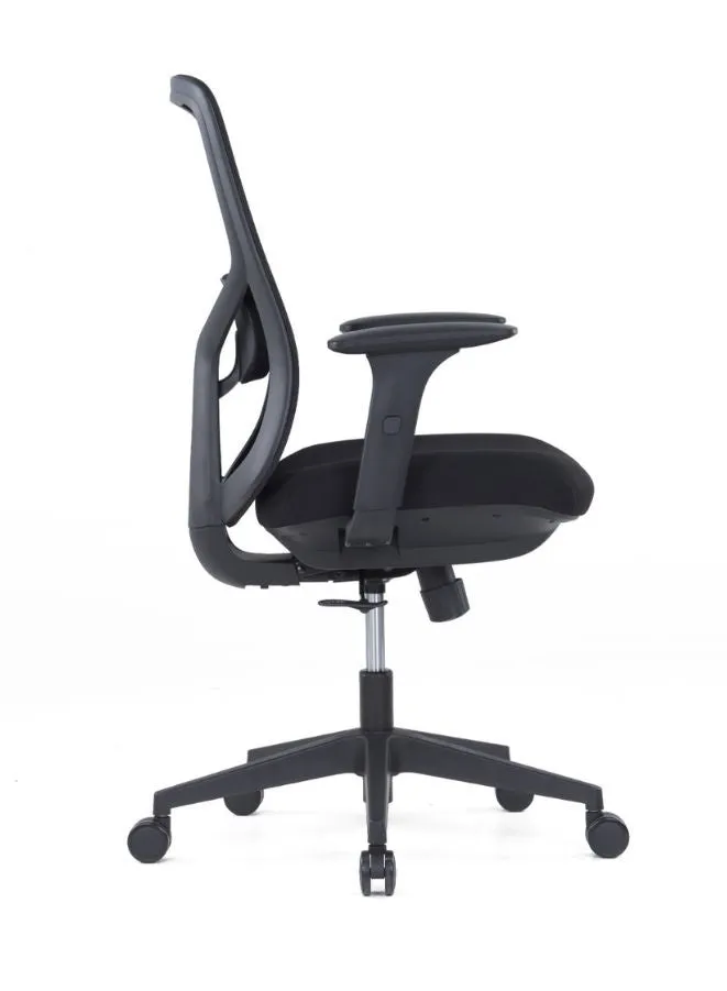 Ergonomic Office Chair with Adjustable Lumbar Support and 3-Position Tilt Mechanism