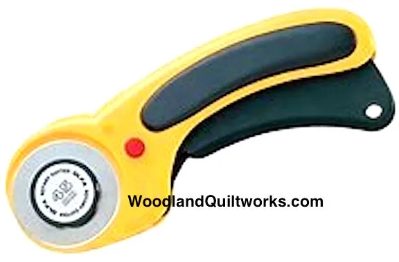 Ergonomic OLFA 45mm Self-Retracting Rotary Cutter