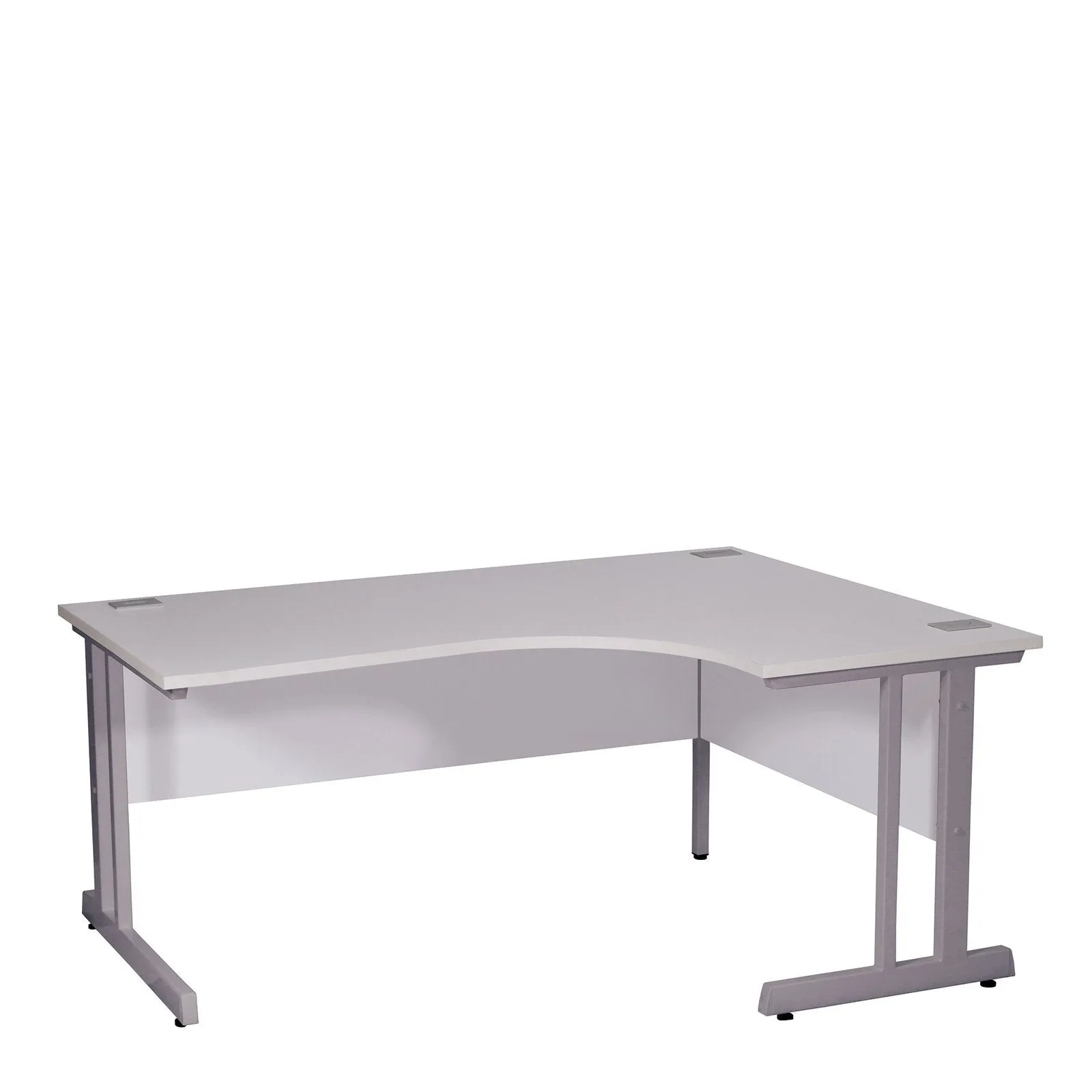 Ergonomic Right Hand Corner Desk - 1400mm Wide with Cable Management & Modesty Panels