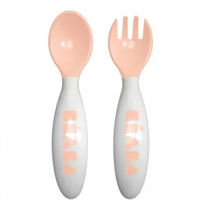 Ergonomic toddler cutlery set