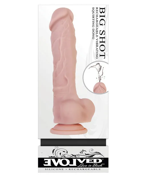 Evolved Big Shot Vibrating & Squirting Dong