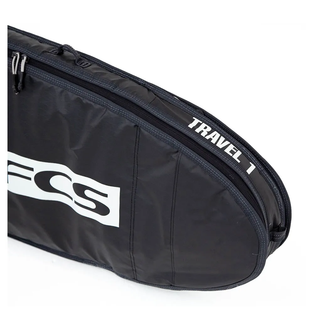 FCS Travel 1 Funboard Cover - Black