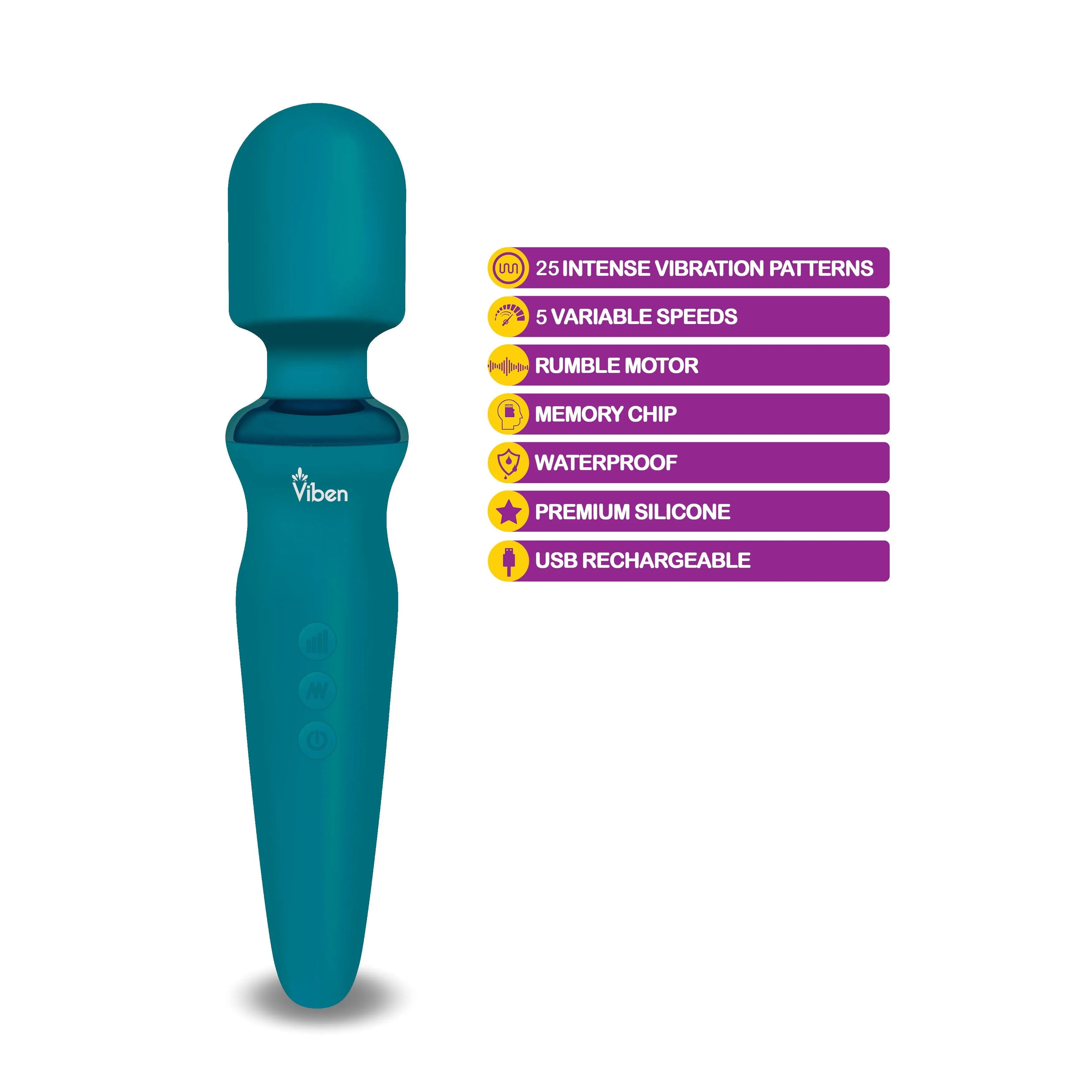 Fierce - Ocean - Intense Wand Massager