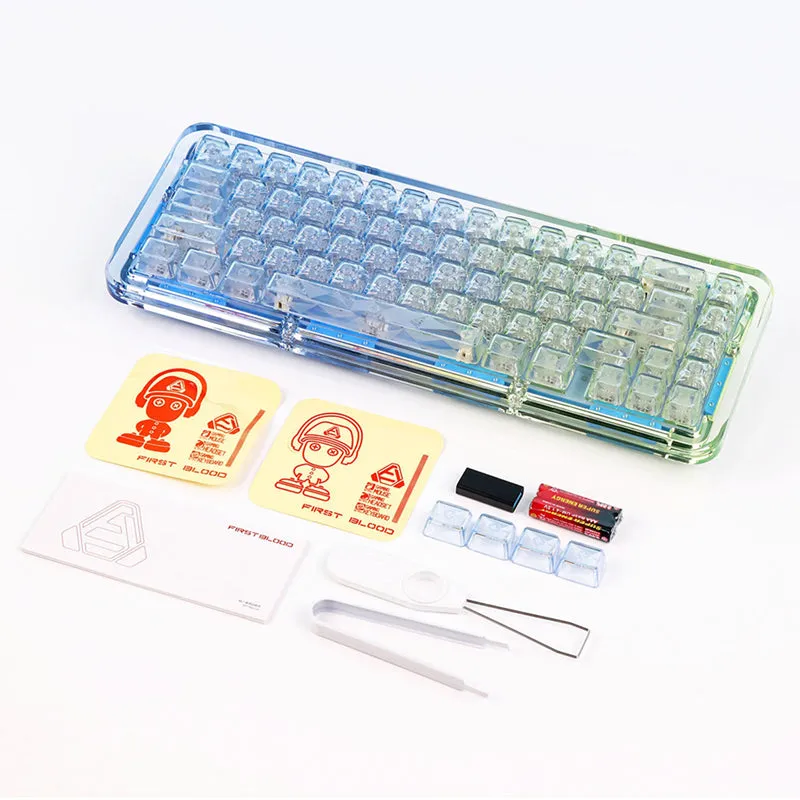 FirstBlood B67 Transparent Mechanical Keyboard