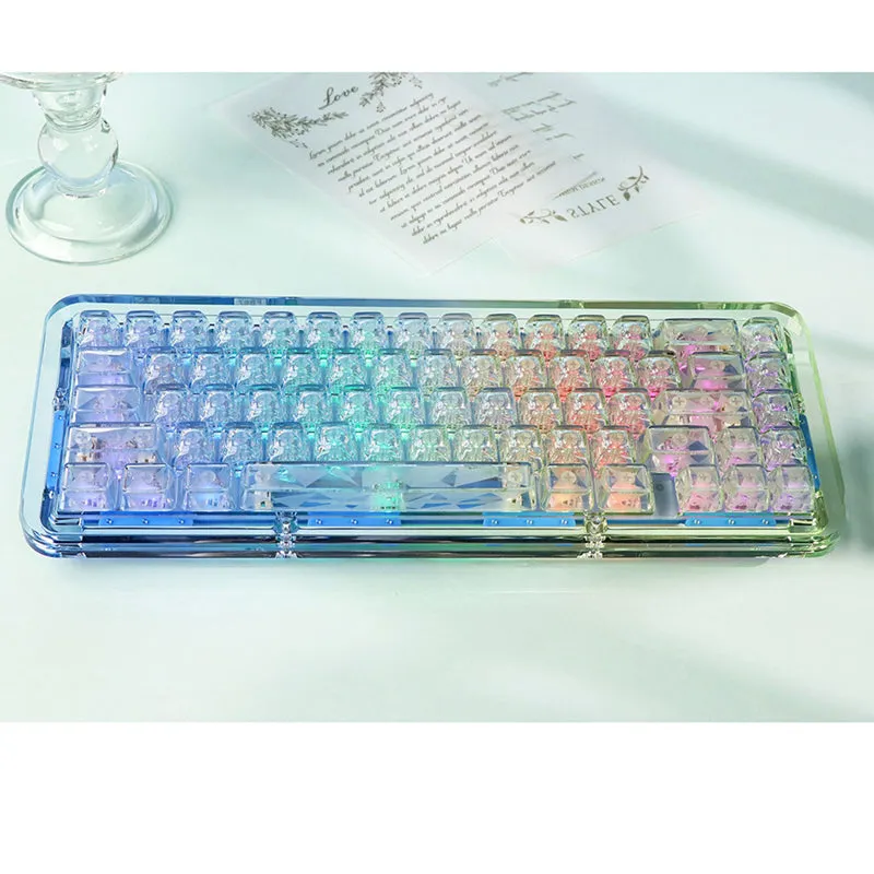 FirstBlood B67 Transparent Mechanical Keyboard