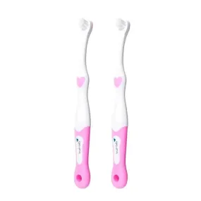 FirstBrush™ Baby Toothbrush Double Pack - Pink