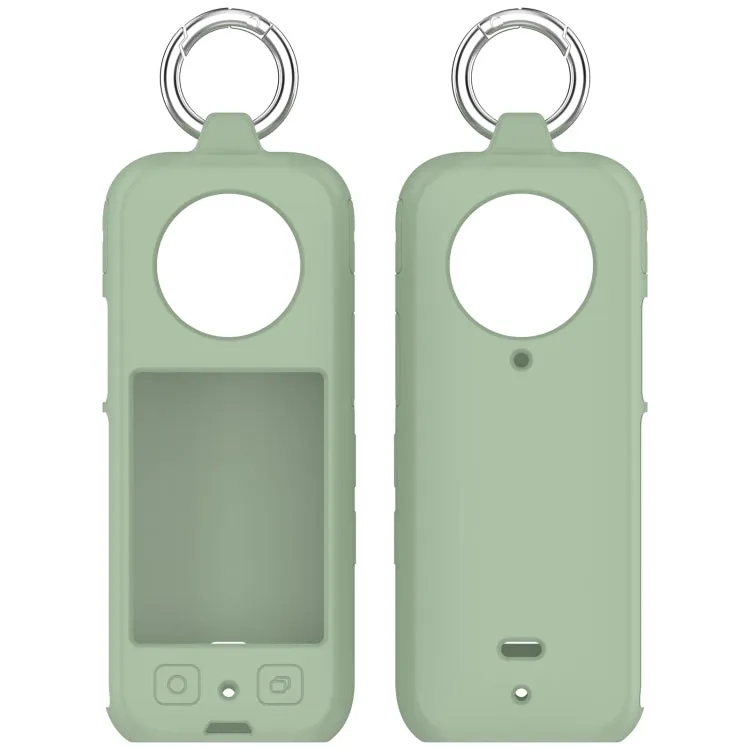 For Insta 360 X4 Portable Silicone Protective Case(Ice Green)