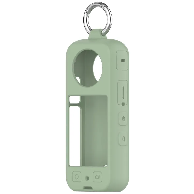 For Insta 360 X4 Portable Silicone Protective Case(Ice Green)