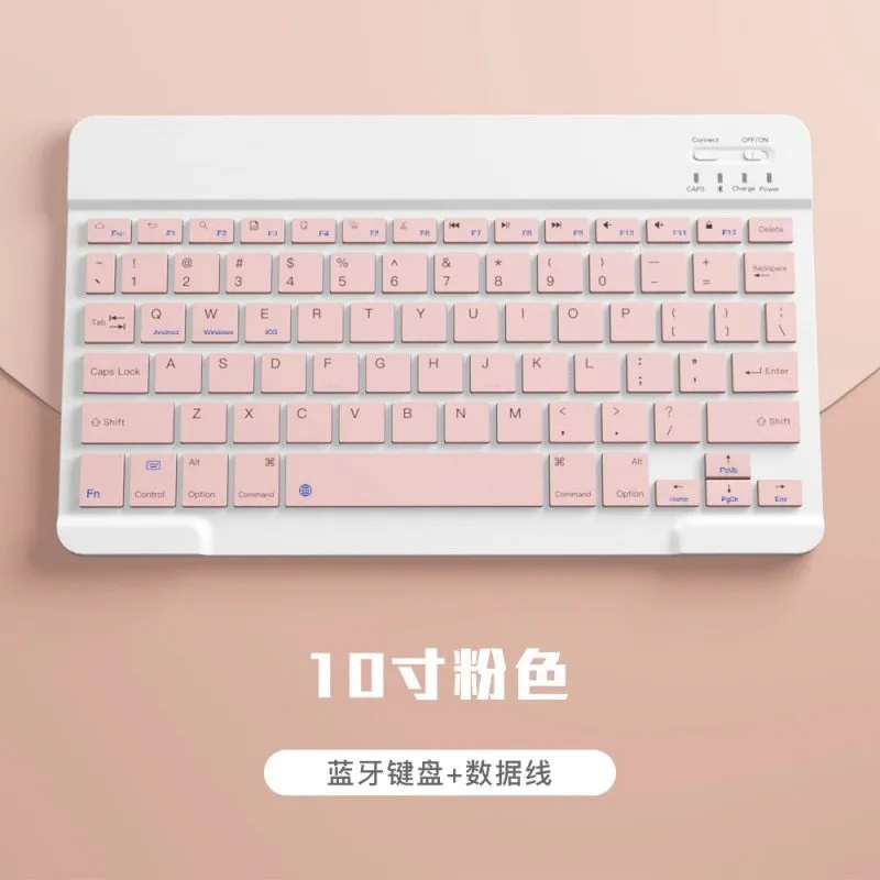 For iPad Keyboard and Mouse Combo, Wireless Bluetooth Keyboard Teclado for iPad Xiaomi Samsung Huawei Tablet Android IOS Windo