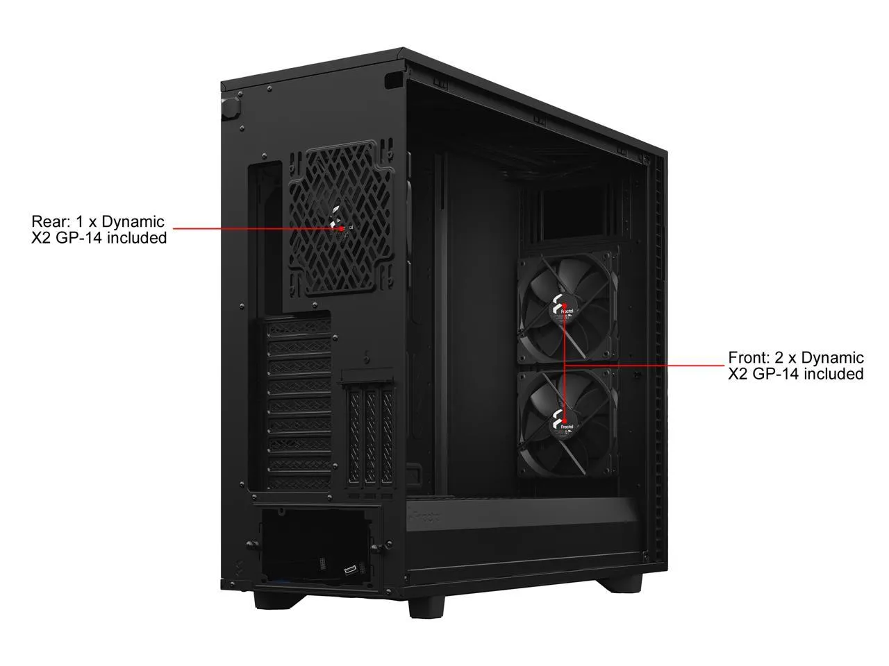 Fractal Design Define 7 XL Light Black Tempered Glass ATX Case FD-C-DEF7X-02