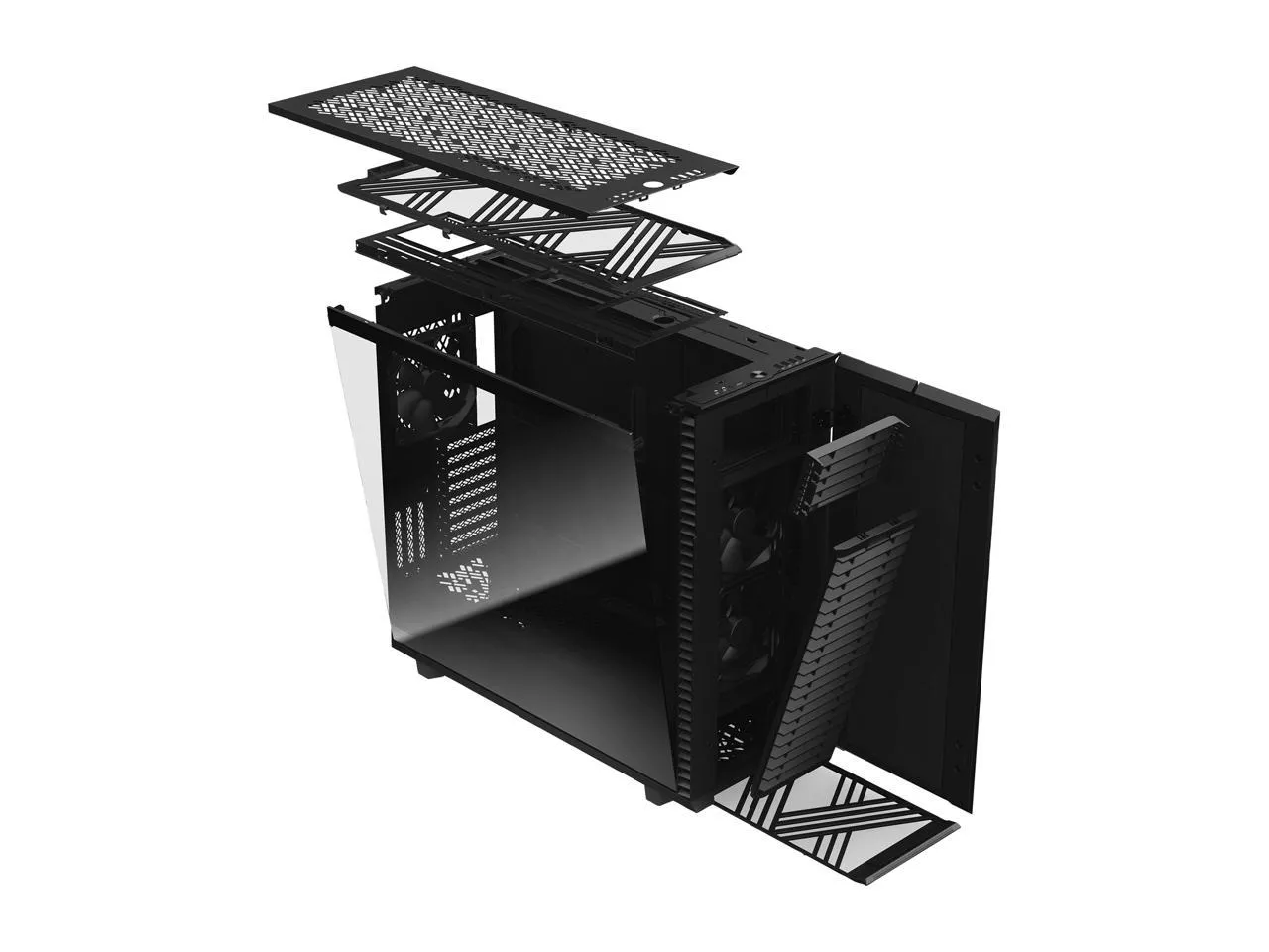 Fractal Design Define 7 XL Light Black Tempered Glass ATX Case FD-C-DEF7X-02