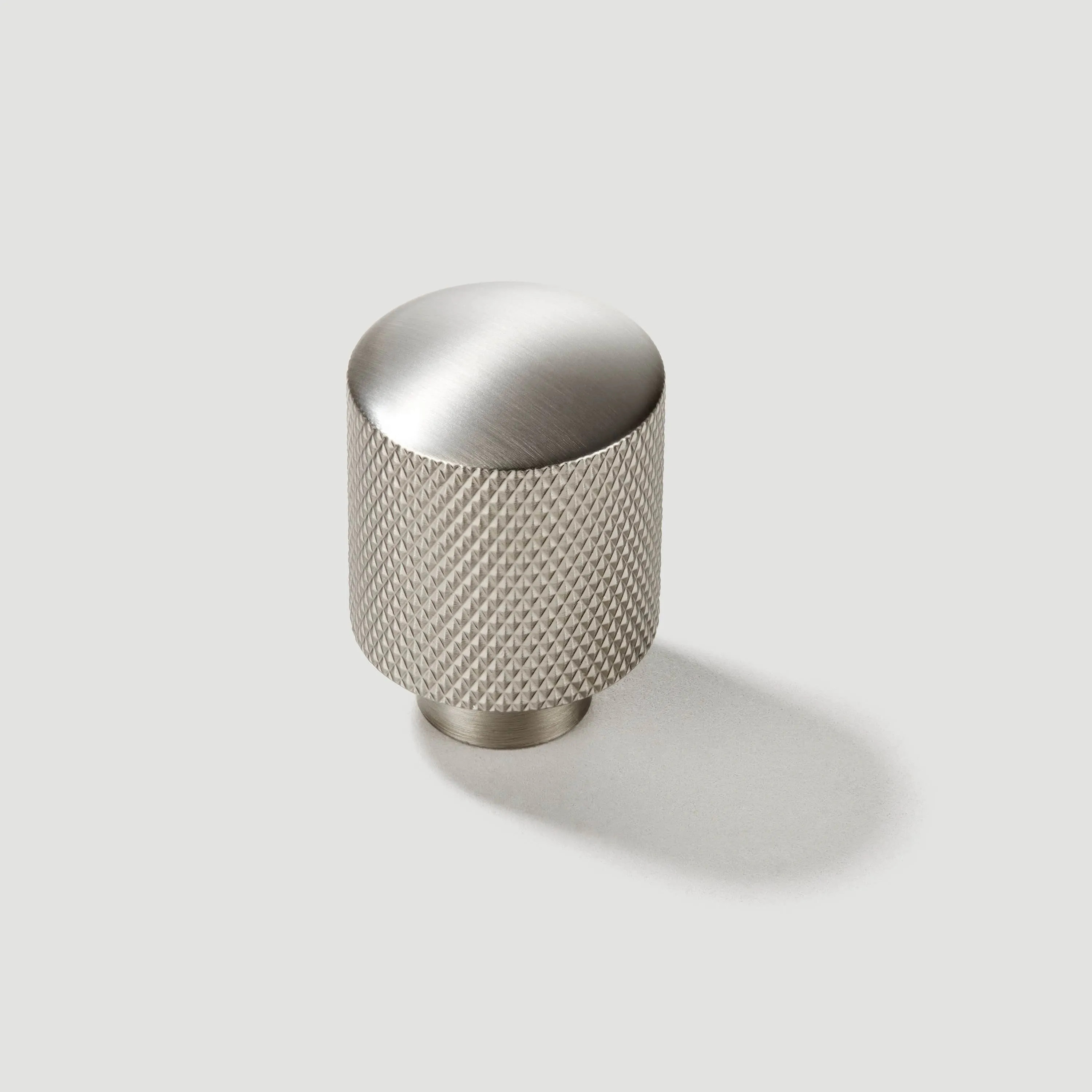 FRANKLIN Knurled Button Knob - Stainless Steel