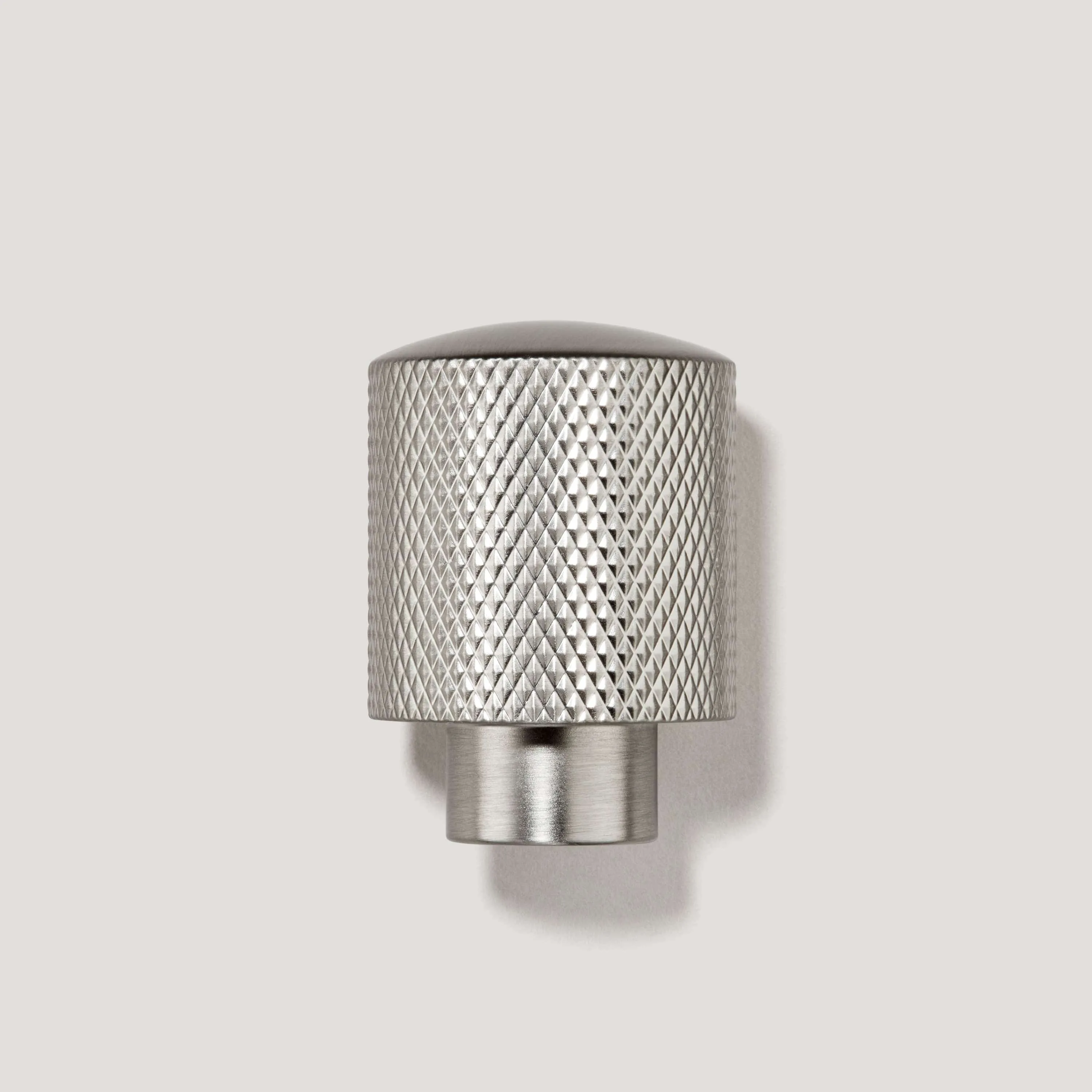 FRANKLIN Knurled Button Knob - Stainless Steel