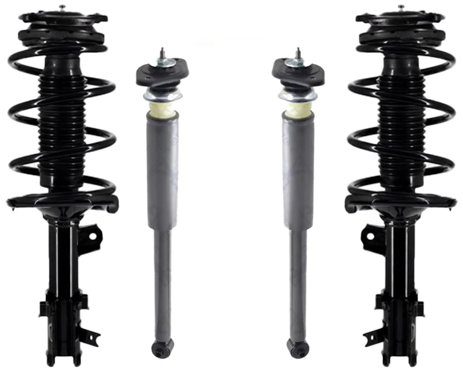 Front Complete Struts & Rear Complete Shocks For Kia Rio5 2006 2009 2010 2011