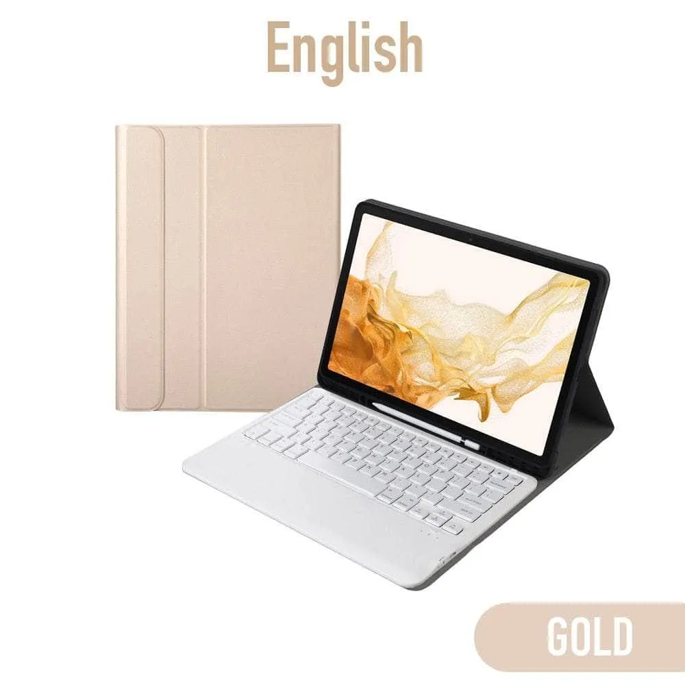 Galaxy Tab S8 Plus Portable Wireless Bluetooth Keyboard Case