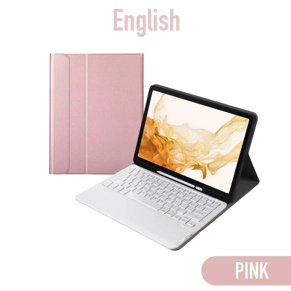 Galaxy Tab S8 Plus Portable Wireless Bluetooth Keyboard Case