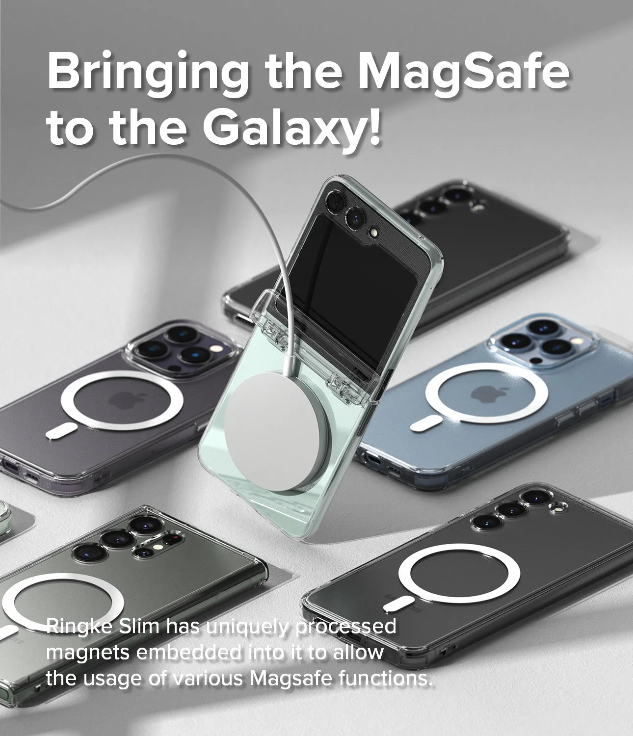 Galaxy Z Flip 5 Case | Slim Hinge Magnetic