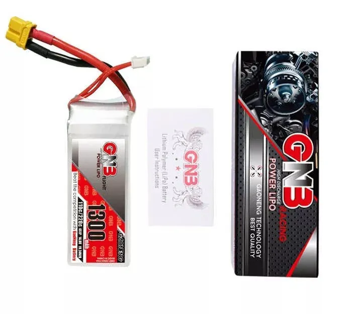 GAONENG GNB 1300mah 4S 14.8V 110C 220C XT60 Drone FPV LiPo battery