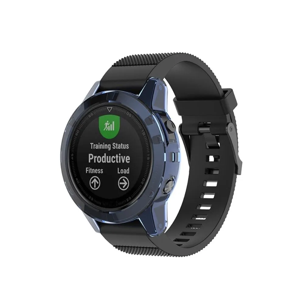 Garmin Fenix 5 / 5 Plus transparent cover - Transparent Blue