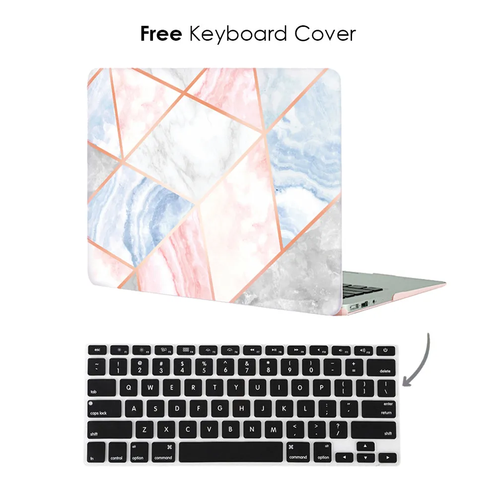 Geometric Marble MacBook Case