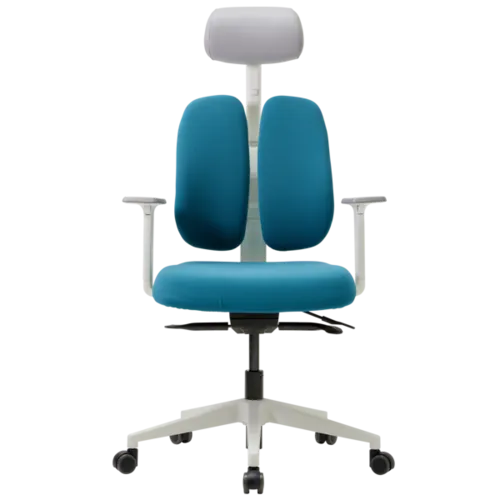 Gold Renewal Ergonomic Chair, White Frame