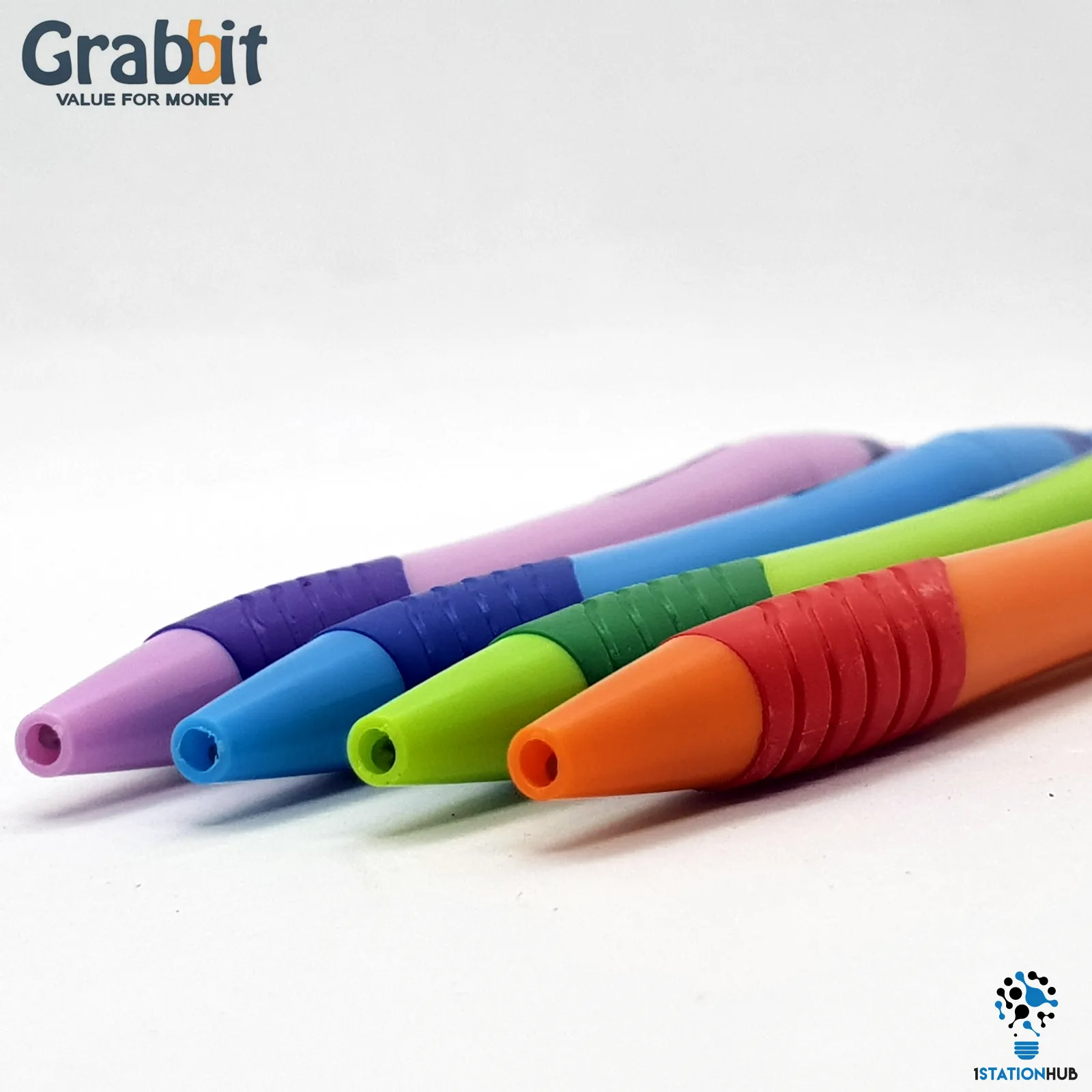 Grabbit Digno Flambo 0.7mm Needle Tip Pen Blue Ink