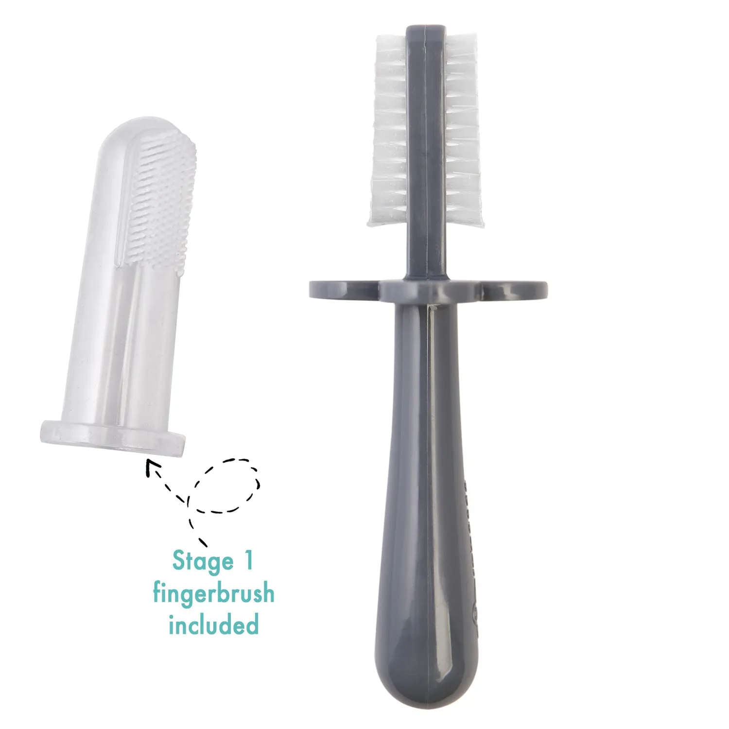 Grabease Double Sided Toothbrush Gray